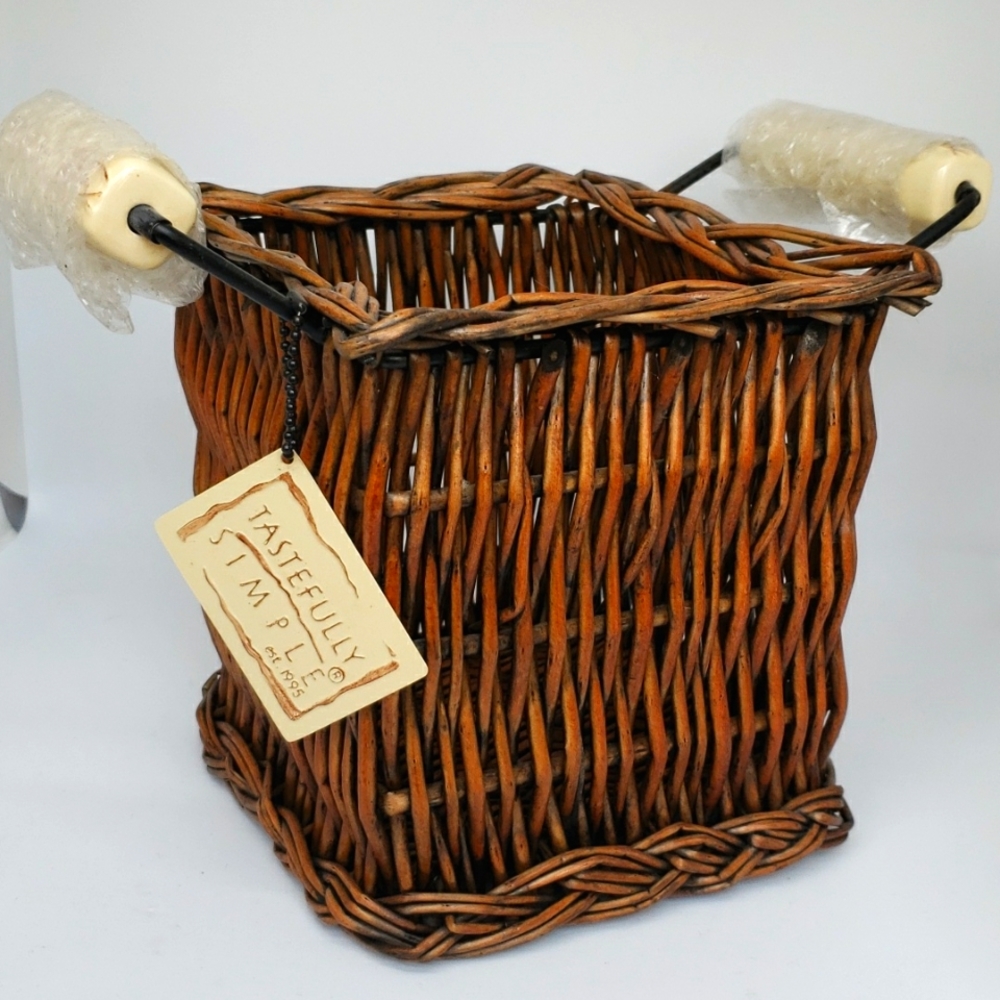 SALE!!! 3 FOR $15 Tastefully Simple Utensil holder- wicker